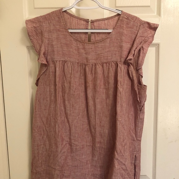 Pinstripe Shift Dress - Picture 2 of 5